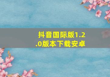 抖音国际版1.2.0版本下载安卓