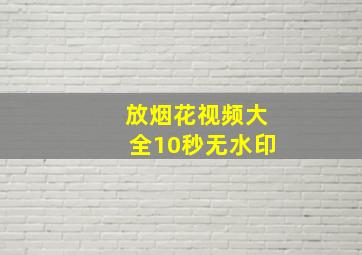 放烟花视频大全10秒无水印