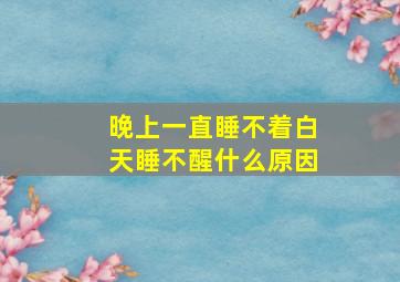 晚上一直睡不着白天睡不醒什么原因