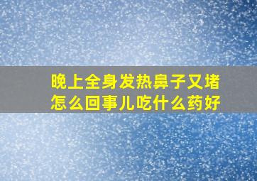 晚上全身发热鼻子又堵怎么回事儿吃什么药好