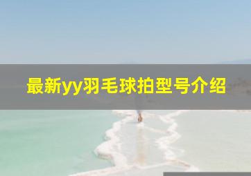 最新yy羽毛球拍型号介绍