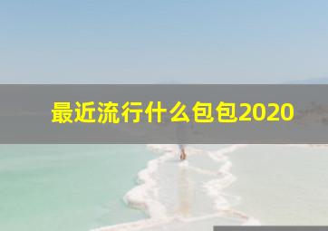 最近流行什么包包2020