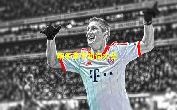 朝多音字组词大全