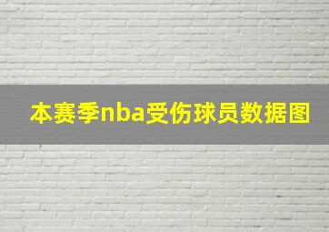 本赛季nba受伤球员数据图