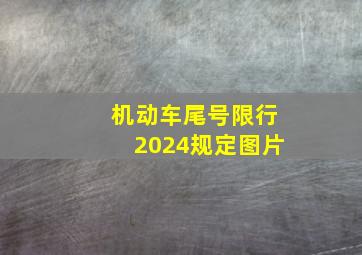 机动车尾号限行2024规定图片