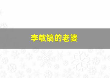 李敏镐的老婆