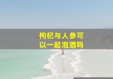 枸杞与人参可以一起泡酒吗