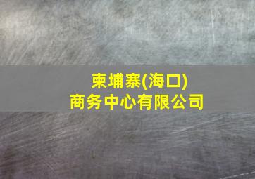 柬埔寨(海口)商务中心有限公司