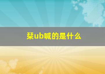 栞ub喊的是什么