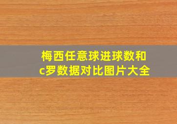 梅西任意球进球数和c罗数据对比图片大全