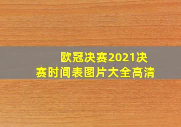 欧冠决赛2021决赛时间表图片大全高清