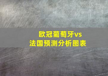 欧冠葡萄牙vs法国预测分析图表