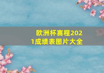 欧洲杯赛程2021成绩表图片大全