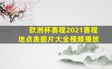 欧洲杯赛程2021赛程地点表图片大全视频播放