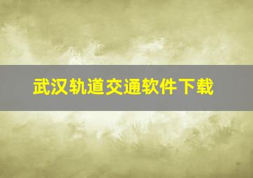 武汉轨道交通软件下载