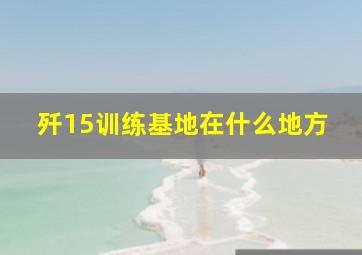 歼15训练基地在什么地方