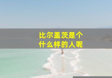 比尔盖茨是个什么样的人呢