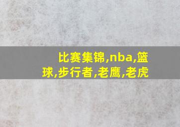 比赛集锦,nba,篮球,步行者,老鹰,老虎