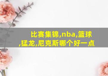 比赛集锦,nba,篮球,猛龙,尼克斯哪个好一点