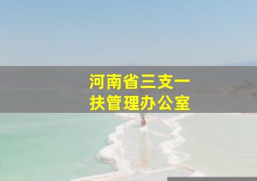 河南省三支一扶管理办公室