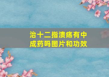 治十二指溃疡有中成药吗图片和功效