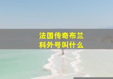 法国传奇布兰科外号叫什么