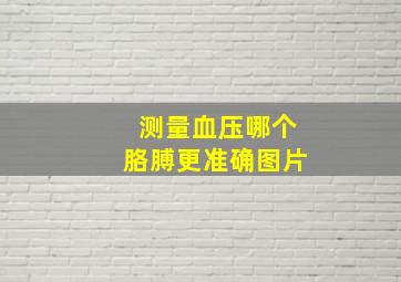 测量血压哪个胳膊更准确图片