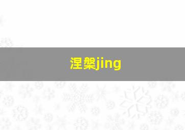 涅槃jing