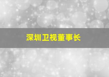 深圳卫视董事长