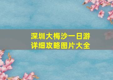 深圳大梅沙一日游详细攻略图片大全