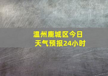 温州鹿城区今日天气预报24小时