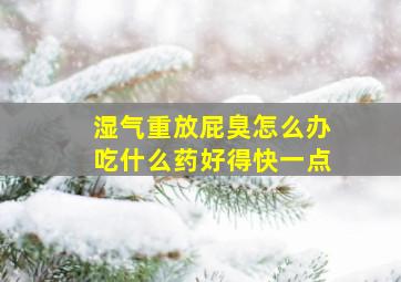 湿气重放屁臭怎么办吃什么药好得快一点