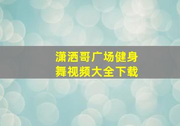 潇洒哥广场健身舞视频大全下载