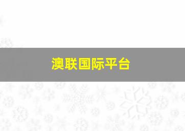 澳联国际平台