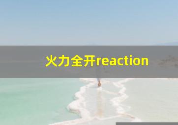 火力全开reaction