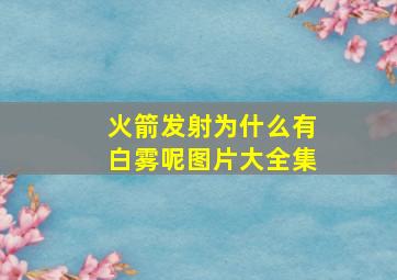 火箭发射为什么有白雾呢图片大全集