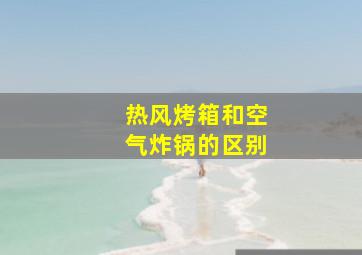 热风烤箱和空气炸锅的区别