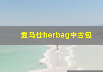 爱马仕herbag中古包