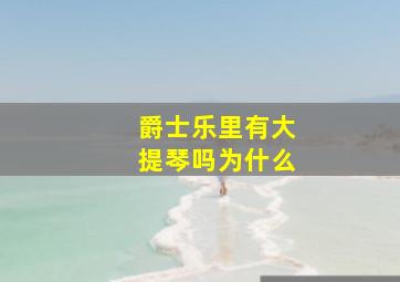 爵士乐里有大提琴吗为什么