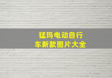 猛玛电动自行车新款图片大全