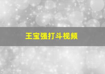 王宝强打斗视频