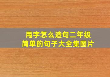 甩字怎么造句二年级简单的句子大全集图片