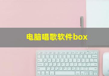 电脑唱歌软件box