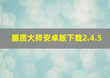 画质大师安卓版下载2.4.5