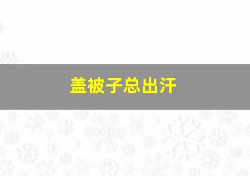 盖被子总出汗