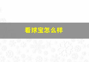 看球宝怎么样