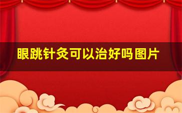 眼跳针灸可以治好吗图片