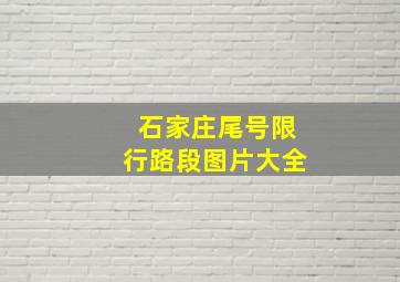 石家庄尾号限行路段图片大全