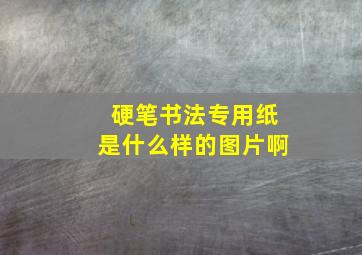 硬笔书法专用纸是什么样的图片啊