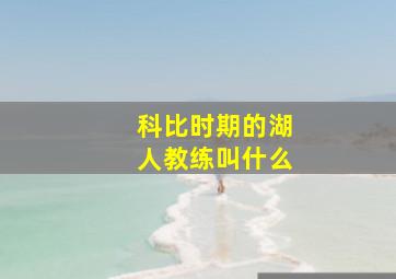 科比时期的湖人教练叫什么